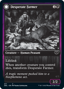Desperate Farmer // Depraved Harvester [Innistrad: Double Feature] MTG Single Magic: The Gathering | Red Claw Gaming