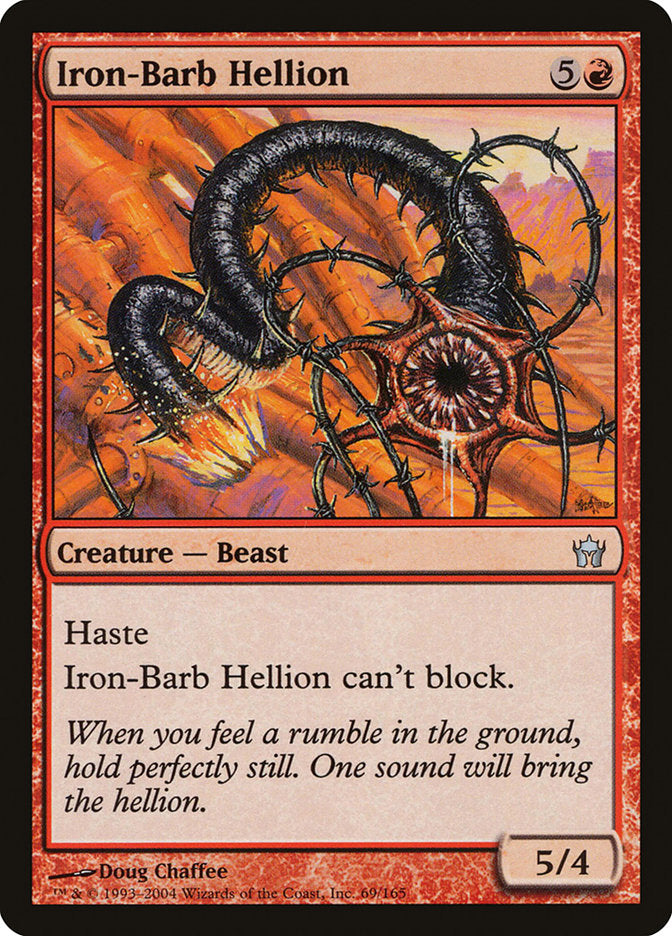 Iron-Barb Hellion [Fifth Dawn] MTG Single Magic: The Gathering | Red Claw Gaming