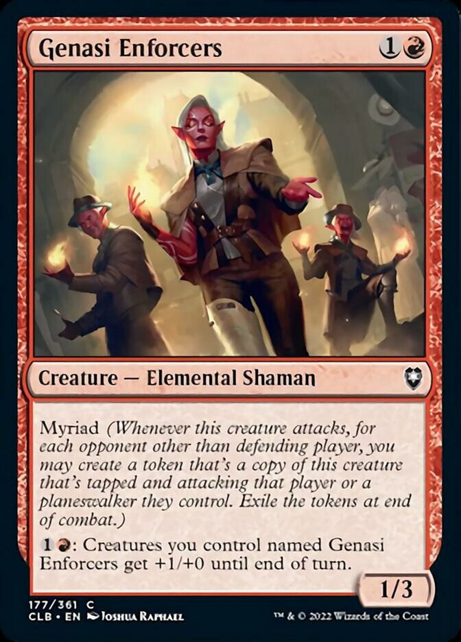 Genasi Enforcers [Commander Legends: Battle for Baldur's Gate] MTG Single Magic: The Gathering | Red Claw Gaming