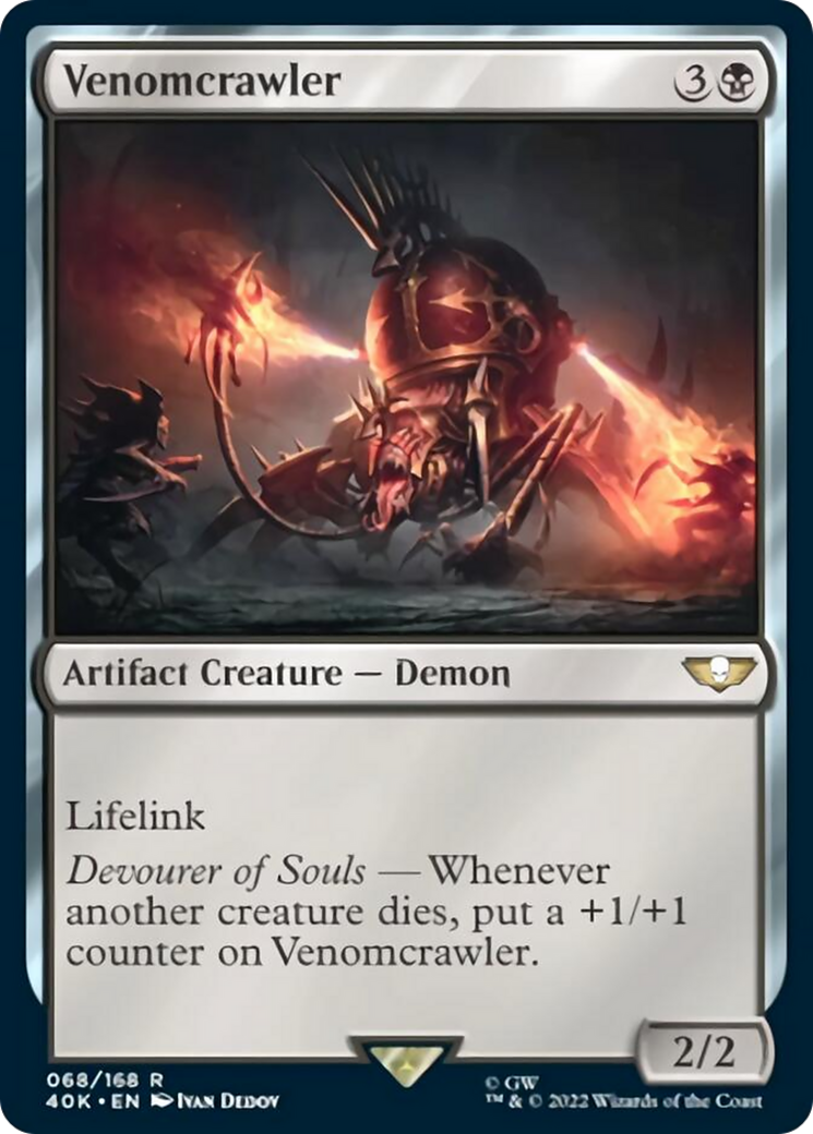 Venomcrawler (Surge Foil) [Warhammer 40,000] MTG Single Magic: The Gathering | Red Claw Gaming
