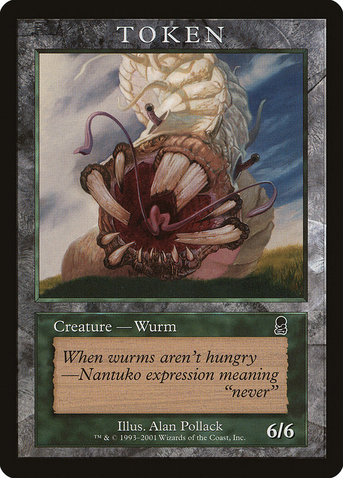 Wurm Token [Magic Player Rewards 2002] MTG Single Magic: The Gathering | Red Claw Gaming