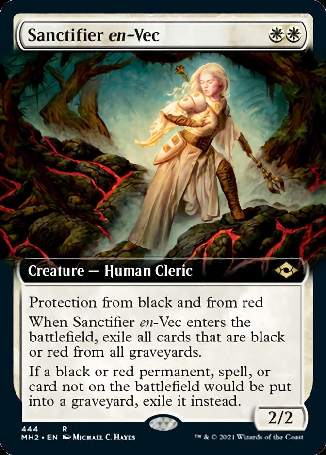 Sanctifier en-Vec (Extended Art) [Modern Horizons 2] MTG Single Magic: The Gathering | Red Claw Gaming