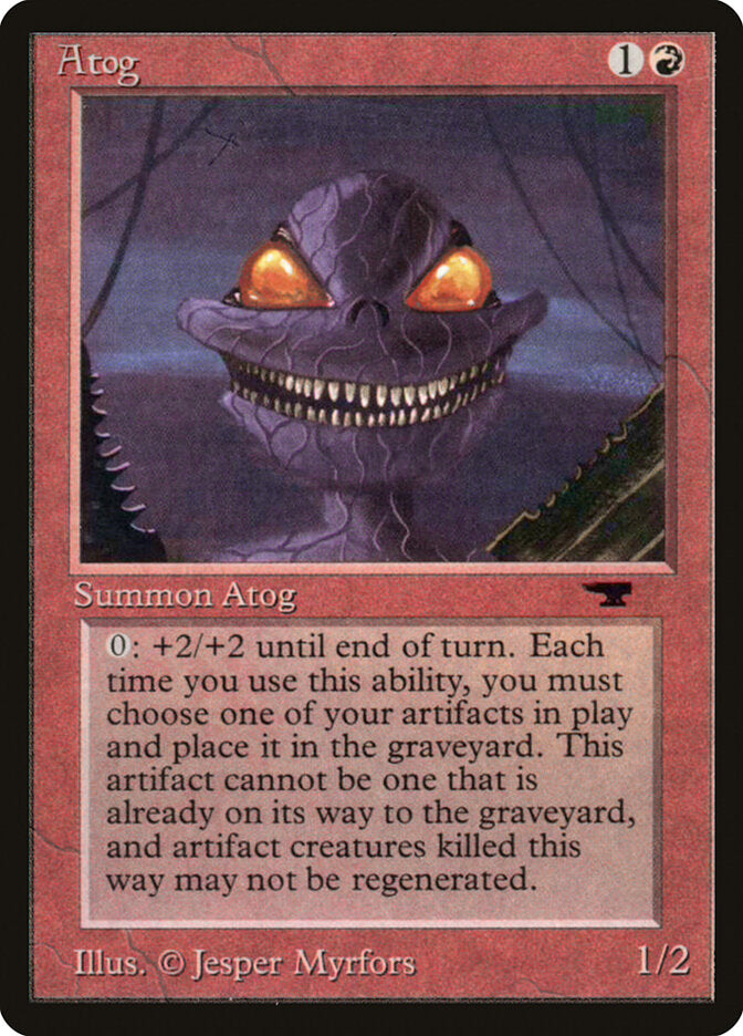 Atog (Misprinted) [Antiquities] MTG Single Magic: The Gathering | Red Claw Gaming
