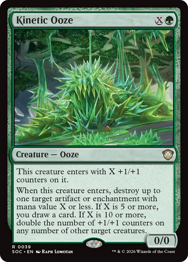 Kinetic Ooze [Secrets of Strixhaven Commander] MTG Single Magic: The Gathering | Red Claw Gaming