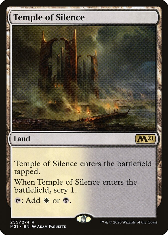 Temple of Silence [Core Set 2021] MTG Single Magic: The Gathering | Red Claw Gaming