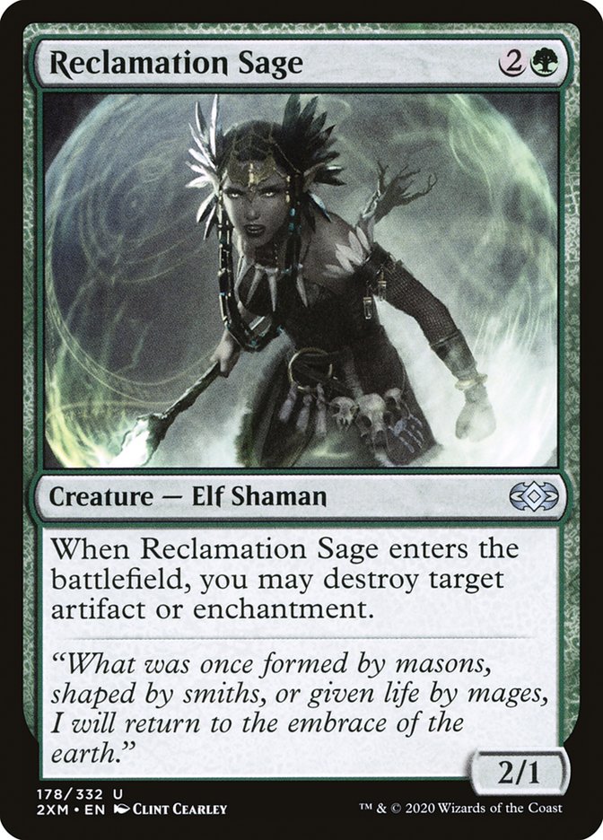 Reclamation Sage [Double Masters] MTG Single Magic: The Gathering | Red Claw Gaming
