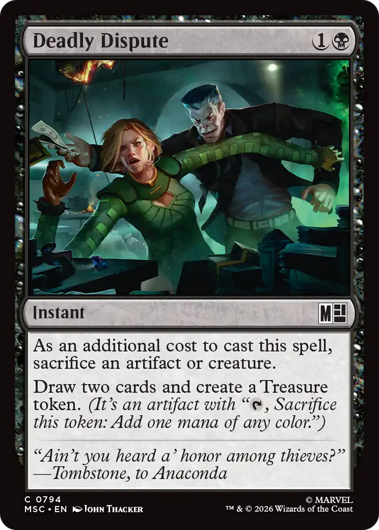 Deadly Dispute [Marvel Super Heroes Commander] MTG Single Magic: The Gathering | Red Claw Gaming