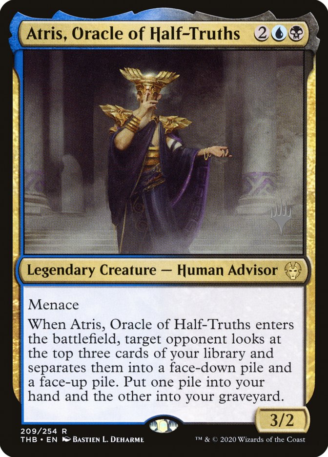 Atris, Oracle of Half-Truths (Promo Pack) [Theros Beyond Death Promos] MTG Single Magic: The Gathering | Red Claw Gaming