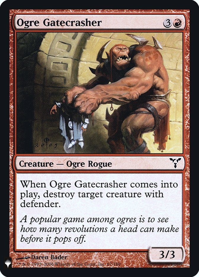 Ogre Gatecrasher [Mystery Booster] MTG Single Magic: The Gathering    | Red Claw Gaming