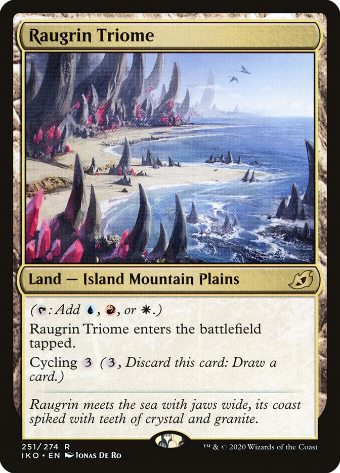 Raugrin Triome [Ikoria: Lair of Behemoths] MTG Single Magic: The Gathering | Red Claw Gaming