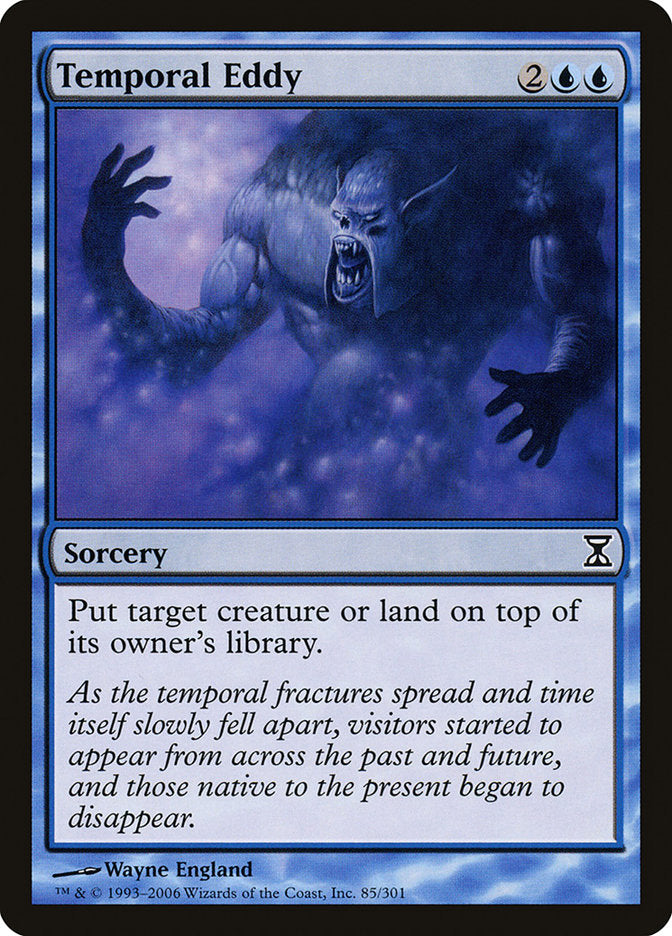 Temporal Eddy [Time Spiral] MTG Single Magic: The Gathering | Red Claw Gaming