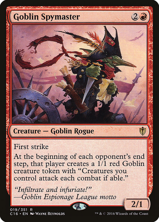 Goblin Spymaster [Commander 2016] MTG Single Magic: The Gathering | Red Claw Gaming