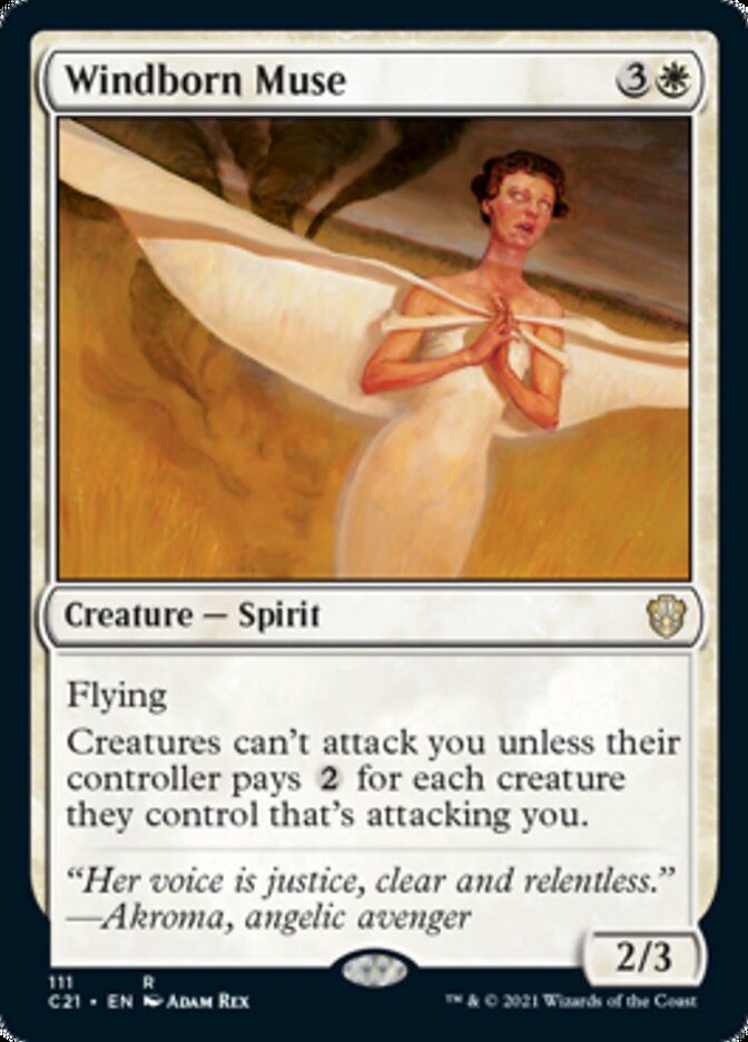 Windborn Muse [Commander 2021] MTG Single Magic: The Gathering | Red Claw Gaming