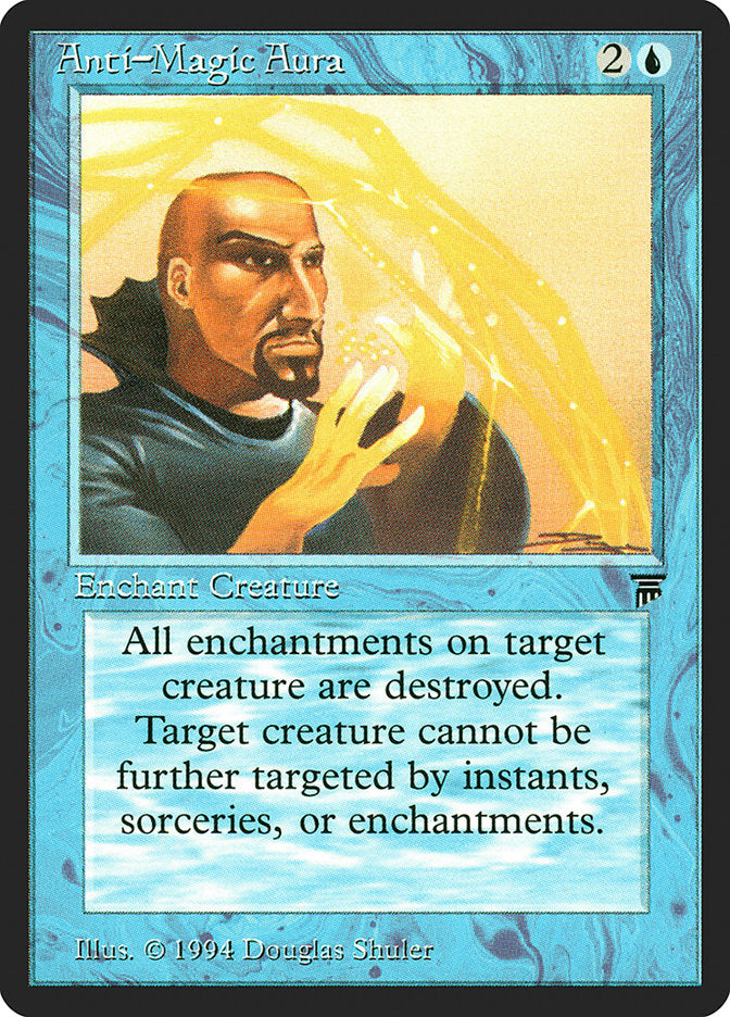 Anti-Magic Aura [Legends] MTG Single Magic: The Gathering | Red Claw Gaming