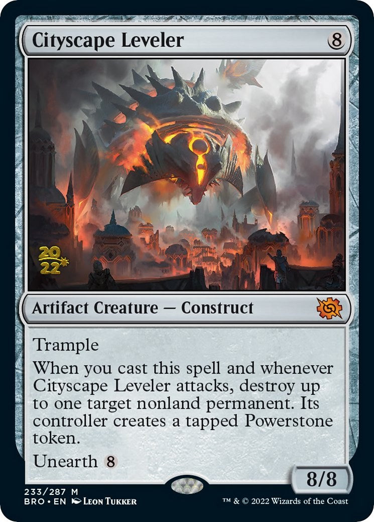 Cityscape Leveler [The Brothers' War Prerelease Promos] MTG Single Magic: The Gathering | Red Claw Gaming
