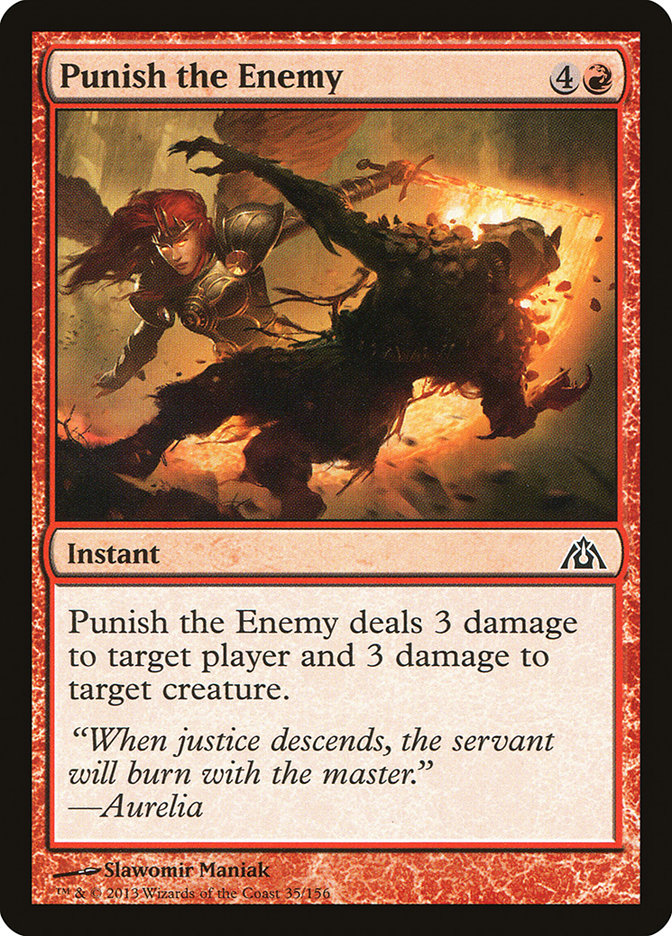 Punish the Enemy [Dragon's Maze] MTG Single Magic: The Gathering | Red Claw Gaming