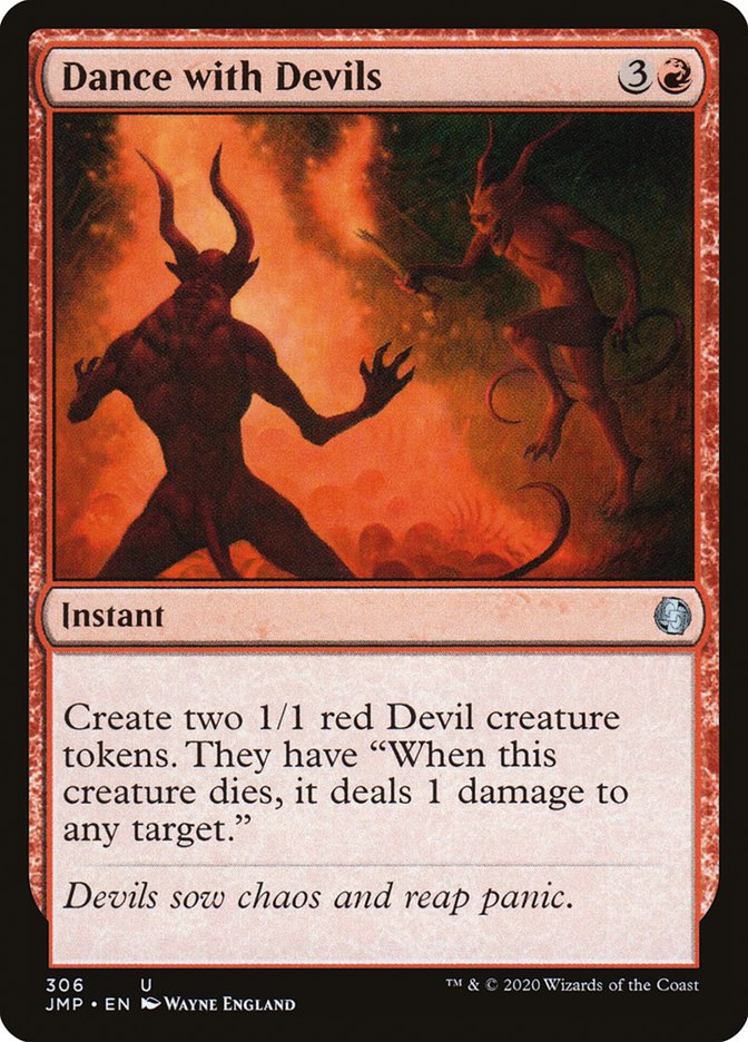 Dance with Devils [Jumpstart] MTG Single Magic: The Gathering | Red Claw Gaming