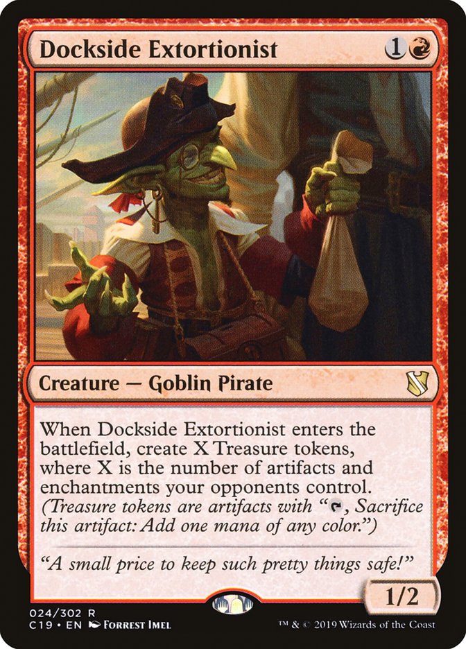 Dockside Extortionist [Commander 2019] MTG Single Magic: The Gathering | Red Claw Gaming