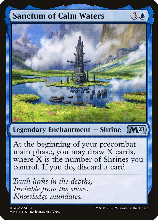 Sanctum of Calm Waters [Core Set 2021] MTG Single Magic: The Gathering | Red Claw Gaming