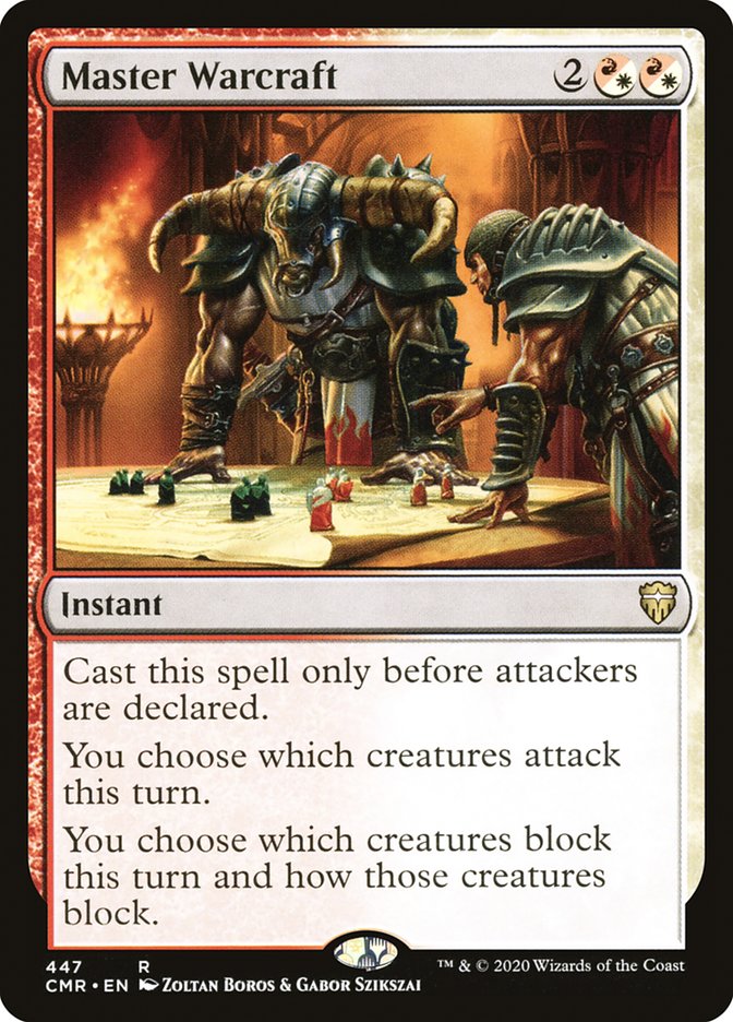 Master Warcraft [Commander Legends] MTG Single Magic: The Gathering | Red Claw Gaming