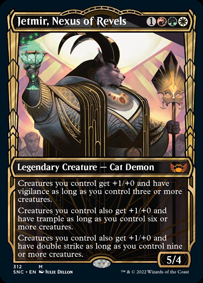 Jetmir, Nexus of Revels (Showcase Golden Age) [Streets of New Capenna] MTG Single Magic: The Gathering | Red Claw Gaming