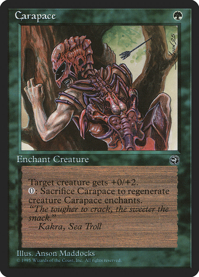 Carapace (Kakra Flavor Text) [Homelands] MTG Single Magic: The Gathering | Red Claw Gaming