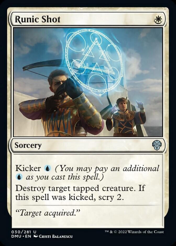 Runic Shot [Dominaria United] MTG Single Magic: The Gathering | Red Claw Gaming