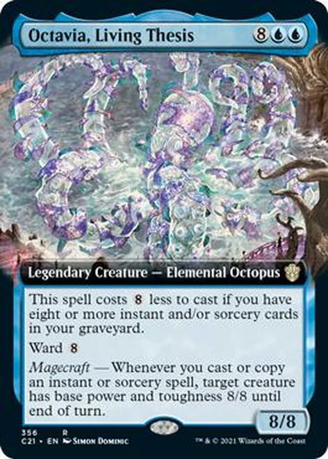 Octavia, Living Thesis (Extended Art) [Commander 2021] MTG Single Magic: The Gathering | Red Claw Gaming
