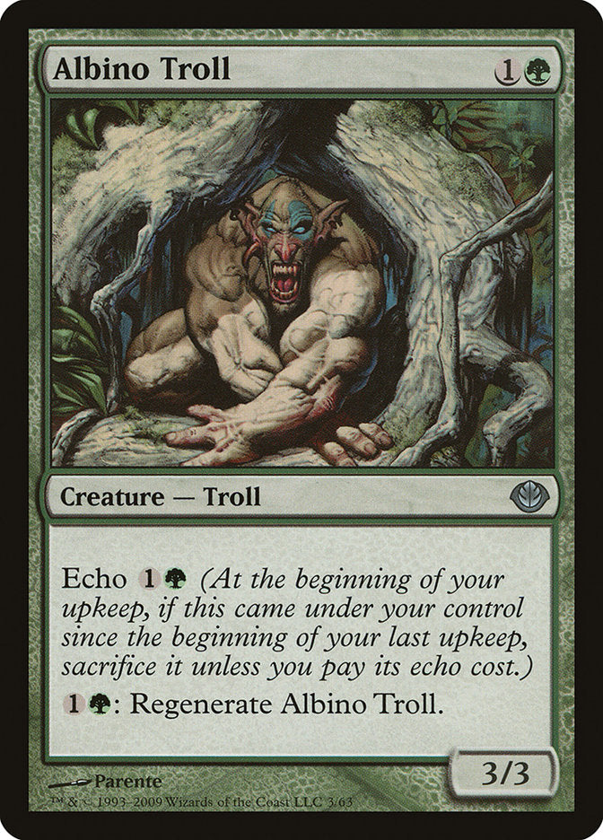 Albino Troll [Duel Decks: Garruk vs. Liliana] MTG Single Magic: The Gathering | Red Claw Gaming