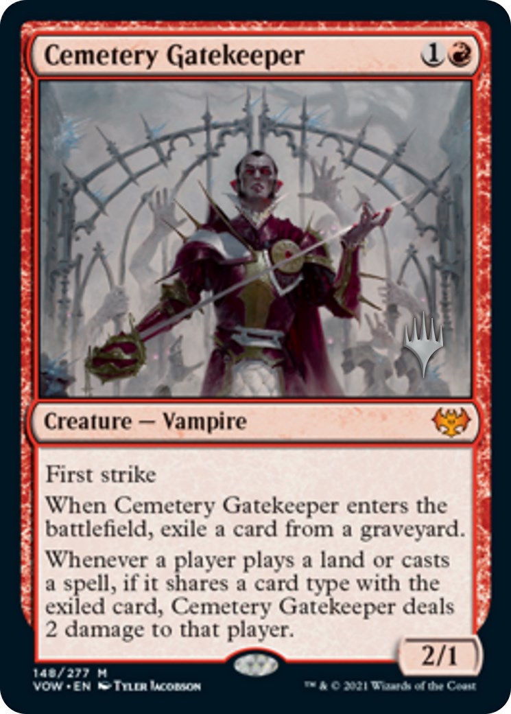 Cemetery Gatekeeper [Aetherdrift Promos] MTG Single Magic: The Gathering | Red Claw Gaming