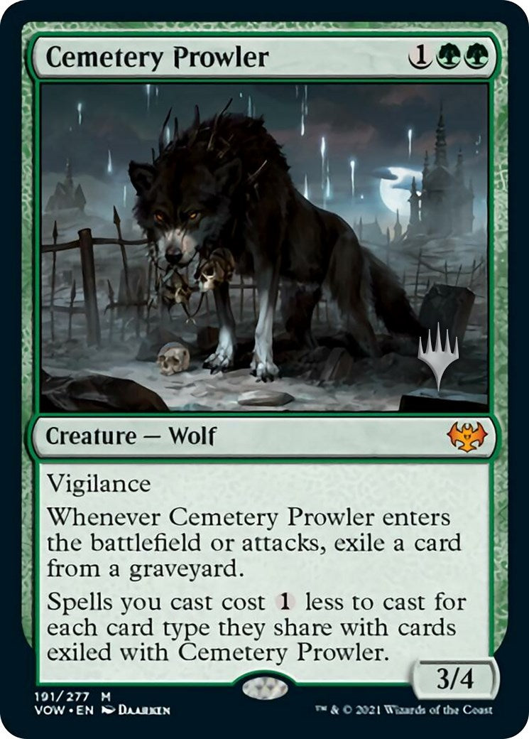 Cemetery Prowler (Promo Pack) [Aetherdrift Promos] MTG Single Magic: The Gathering | Red Claw Gaming