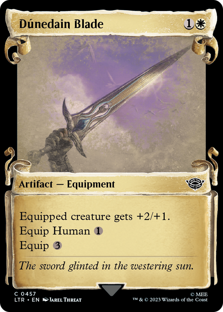 Dunedain Blade [The Lord of the Rings: Tales of Middle-Earth Showcase Scrolls] MTG Single Magic: The Gathering | Red Claw Gaming