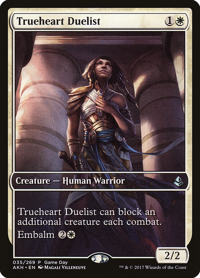 Trueheart Duelist (Game Day) [Amonkhet Promos] MTG Single Magic: The Gathering | Red Claw Gaming