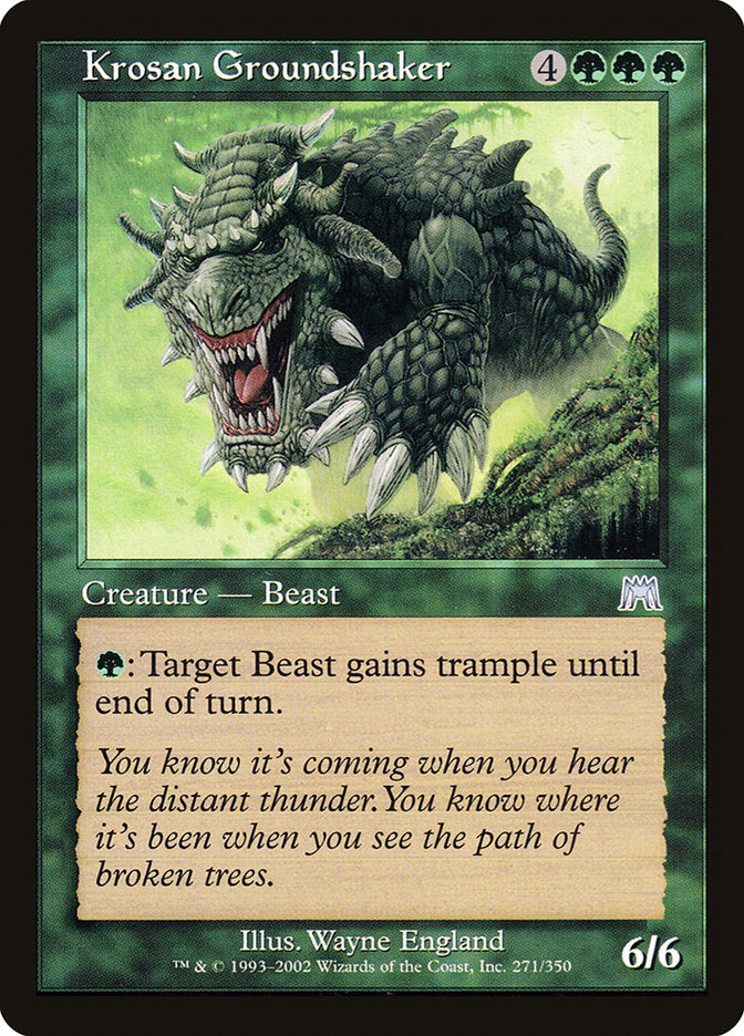 Krosan Groundshaker [Onslaught] MTG Single Magic: The Gathering | Red Claw Gaming