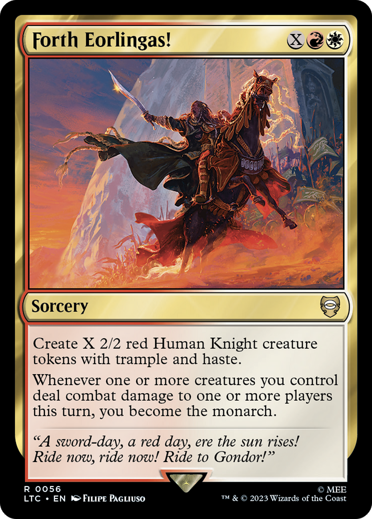 Forth Eorlingas! [The Lord of the Rings: Tales of Middle-Earth Commander] MTG Single Magic: The Gathering | Red Claw Gaming