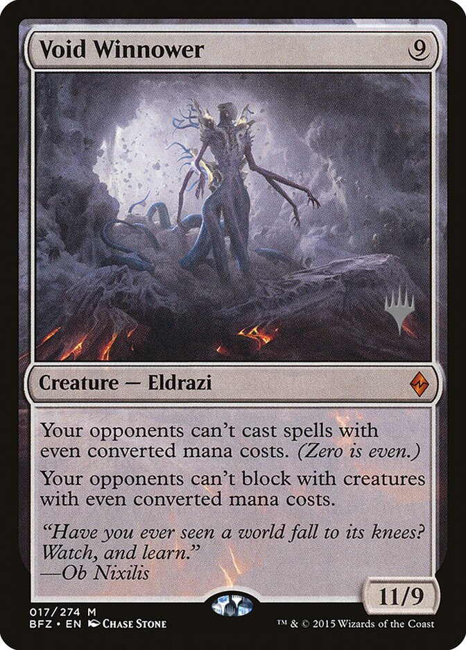 Void Winnower (Promo Pack) [Battle for Zendikar Promos] MTG Single Magic: The Gathering | Red Claw Gaming