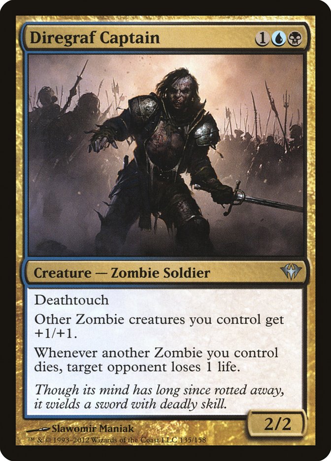 Diregraf Captain [Dark Ascension] MTG Single Magic: The Gathering | Red Claw Gaming