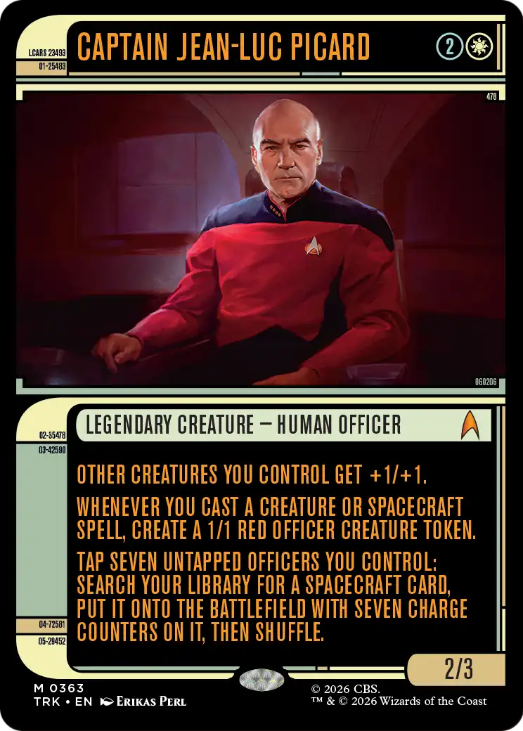 Captain Jean-Luc Picard (Showcase) [Star Trek] MTG Single Magic: The Gathering | Red Claw Gaming