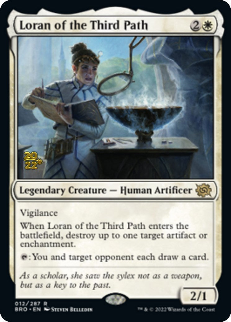 Loran of the Third Path [The Brothers' War Prerelease Promos] MTG Single Magic: The Gathering | Red Claw Gaming