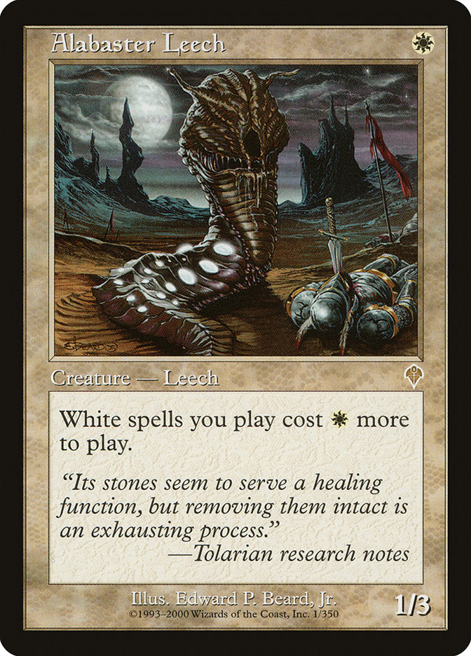 Alabaster Leech [Invasion] MTG Single Magic: The Gathering | Red Claw Gaming