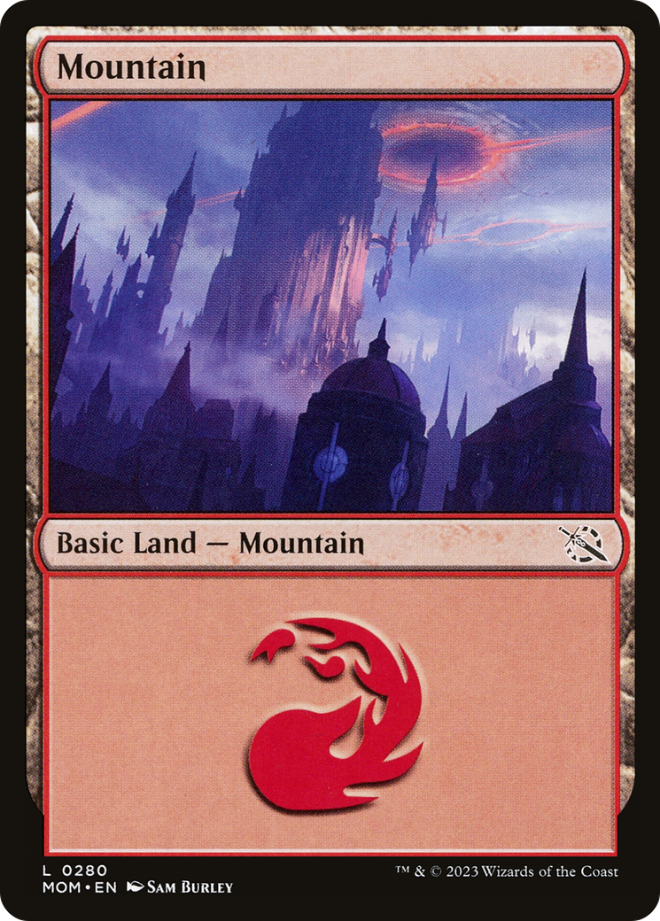 Mountain (280) [March of the Machine] MTG Single Magic: The Gathering    | Red Claw Gaming