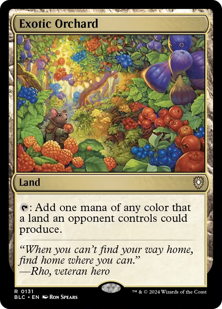 Exotic Orchard [Bloomburrow Commander] MTG Single Magic: The Gathering | Red Claw Gaming