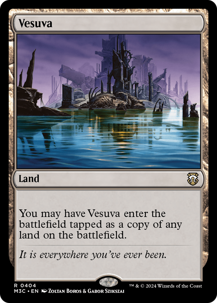 Vesuva (Ripple Foil) [Modern Horizons 3 Commander] MTG Single Magic: The Gathering | Red Claw Gaming