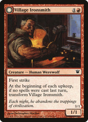 Village Ironsmith // Ironfang [Innistrad] MTG Single Magic: The Gathering | Red Claw Gaming