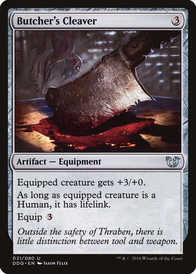 Butcher's Cleaver [Duel Decks: Blessed vs. Cursed] MTG Single Magic: The Gathering | Red Claw Gaming