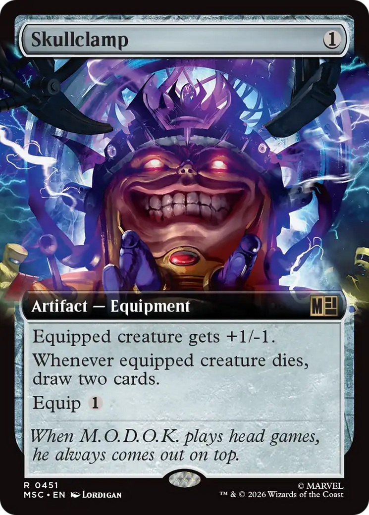 Skullclamp (Extended Art) [Marvel Super Heroes Commander] | Red Claw Gaming