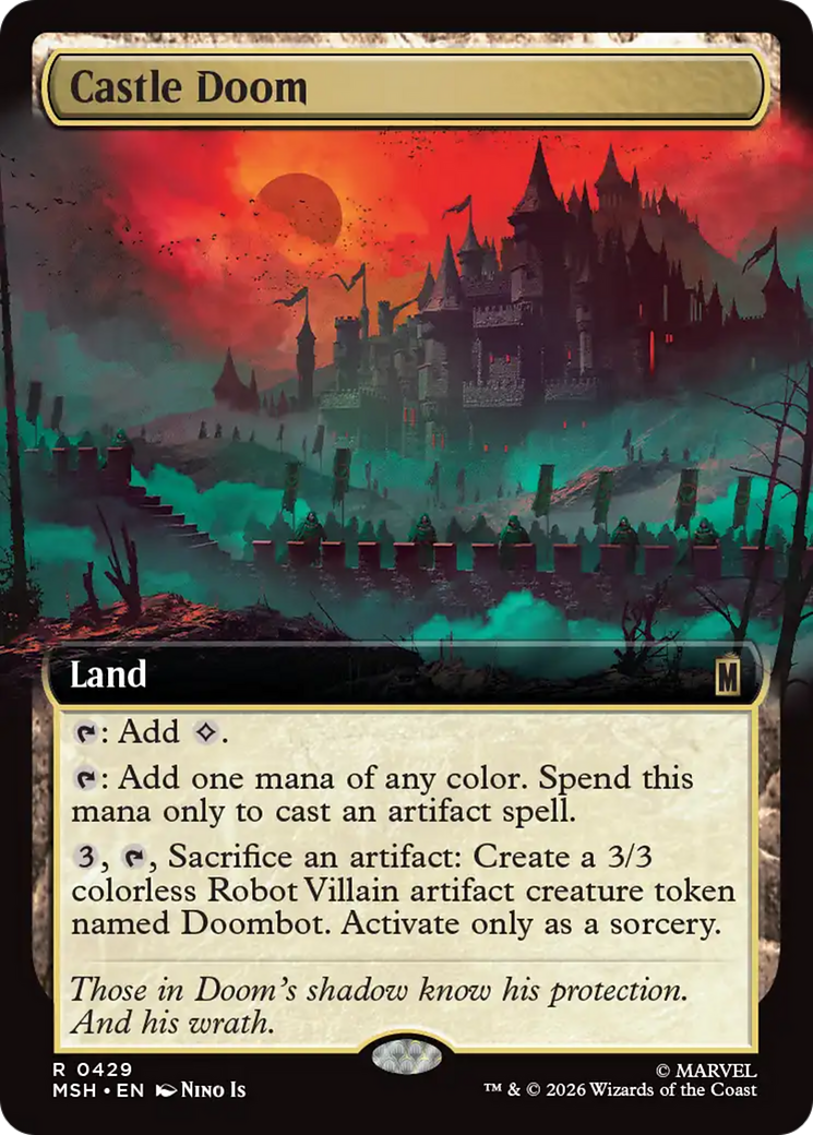 Castle Doom (Extended Art) [Marvel Super Heroes] | Red Claw Gaming