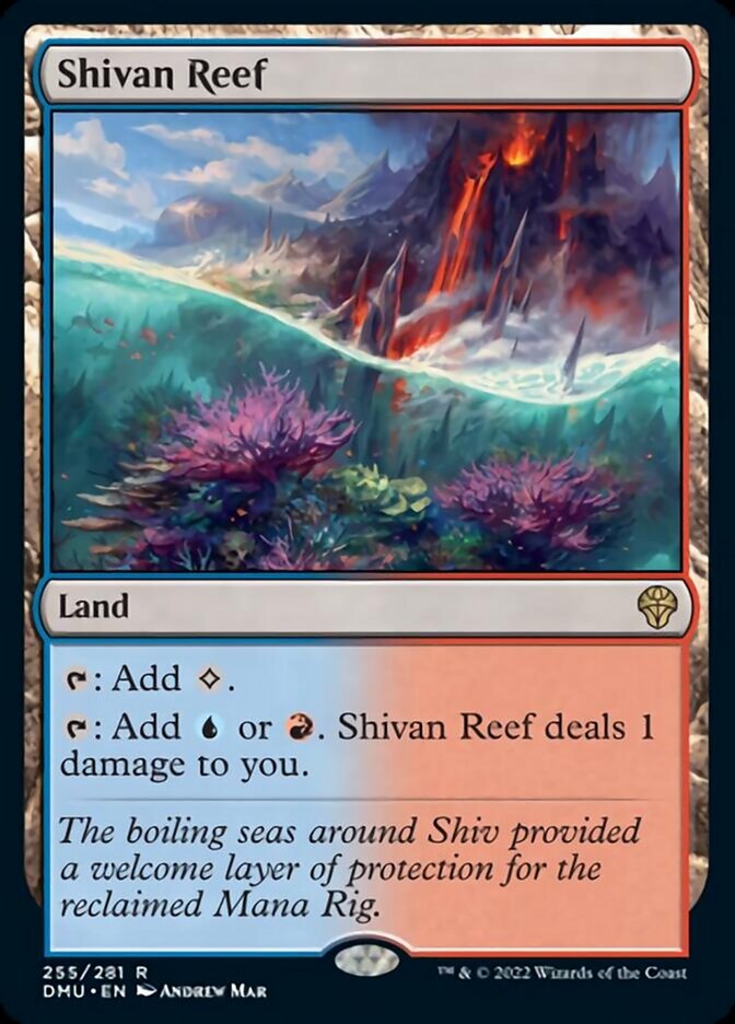 Shivan Reef [Dominaria United] MTG Single Magic: The Gathering | Red Claw Gaming