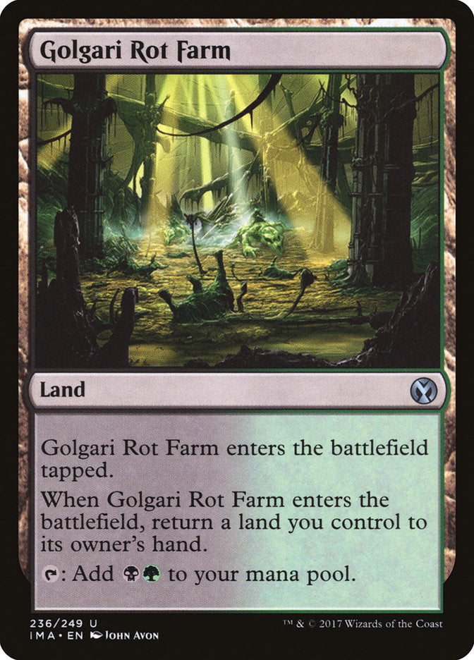 Golgari Rot Farm [Iconic Masters] MTG Single Magic: The Gathering | Red Claw Gaming