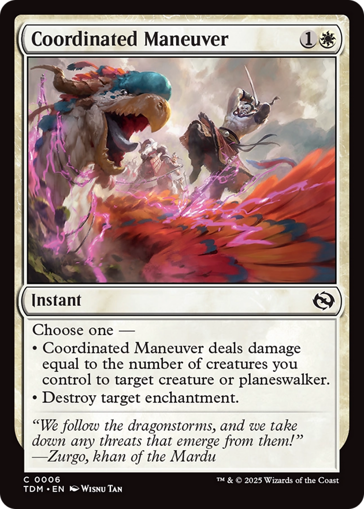 Coordinated Maneuver [Tarkir: Dragonstorm] MTG Single Magic: The Gathering | Red Claw Gaming